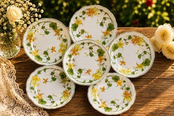 Villeroy & Boch - Bord (6) - Geranium - Porselein