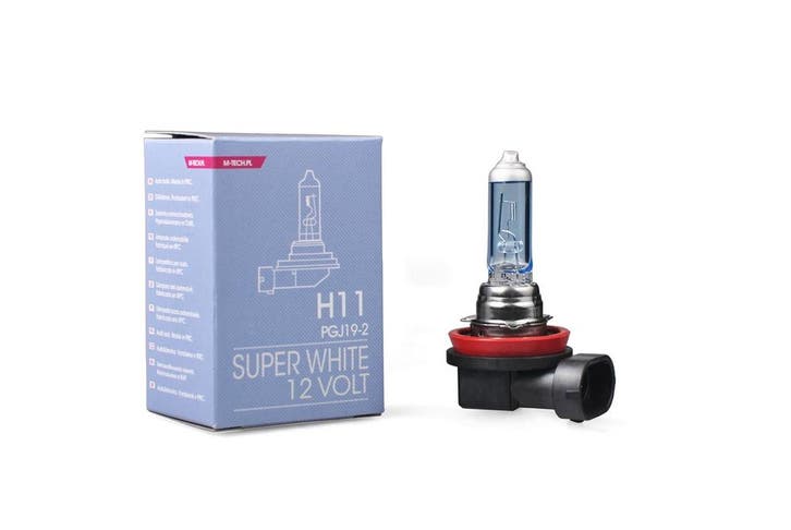 M-Tech SuperWhite H11 12V 55W - Enkel, Auto-onderdelen, Verlichting, Nieuw, Verzenden