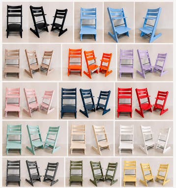 Stokke Tripp Trapp Stoel Gerefurbished – Meerdere Kleuren, Ophalen of Verzenden, Zo goed als nieuw, Meegroeistoel, Stoelverkleiner