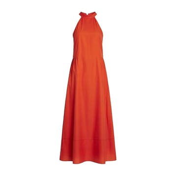 Pennyblack • oranje rode halter jurk open rug • 36 (IT42), Kleding | Dames, Jurken, Verzenden, Nieuw, Pennyblack, Maat 36 (S)