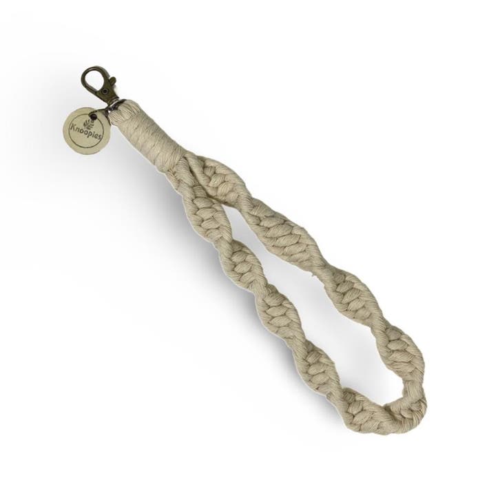 Macramé Pols Keycord - Twist - Katoen - Macramé -, Verzamelen, Sleutelhangers, Nieuw, Overige typen, Ophalen of Verzenden