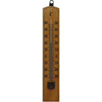 Talen Tools Stijlvolle Houten Buitenthermometer - 20 cm, Ophalen of Verzenden, Nieuw