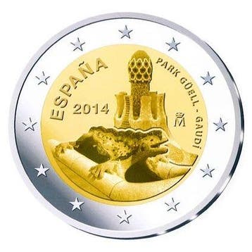 Spanje 2 Euro Gaudí 2014, Verzenden
