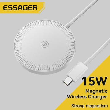 Essager 15W Magnetische Draadloze Snellader - Snel Laden voo, Verzenden, Nieuw