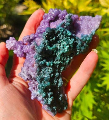 Chalcedoon botryoïdaal Bothryodaal Kristal - Hoogte: 110 mm