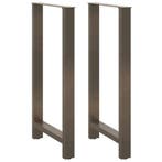 Tafelonderstel 60x110cm staal | Laatste Stuk!, Tafelpoot, Modern, industrieel, Vierkant, Minder dan 50 cm