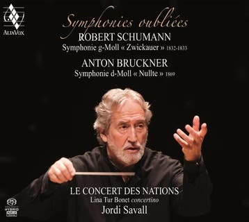 super audio cd - jordi savall - SCHUMANN BRUCKNER FORGOTT..., Cd's en Dvd's, Verzenden, Zo goed als nieuw