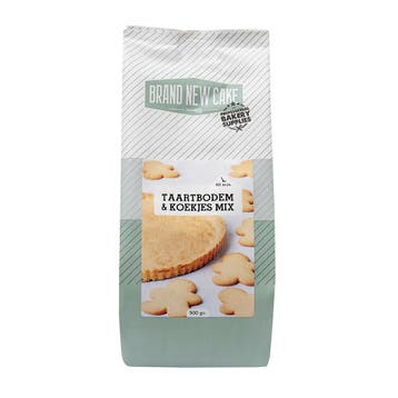 BrandNewCake Taartbodem en Koekjes-mix 500g, Verzenden, Nieuw