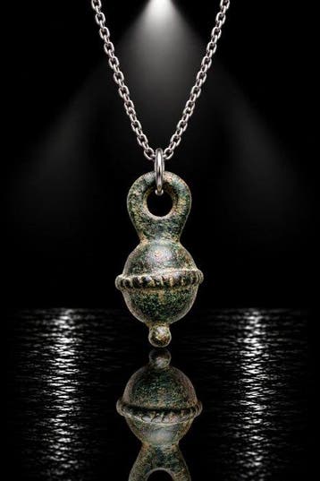 Oud-Romeins, Republiek Brons Vulva-amulet – Vruchtbaarheid &