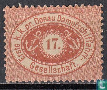 Oostenrijk - Waardecijfer in ovaal met ankers - 1867, Verzenden, Postfris