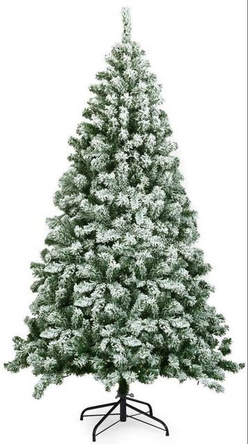 Kerstboom met sneeuw - Kunstkerstboom - 180 cm - Met standaa, Diversen, Verzenden, Zo goed als nieuw