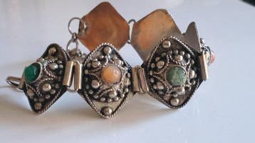 Zonder minimumprijs - Armband Zilver - Vintage Berber
