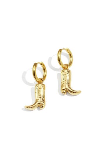 Goudlief Oorbellen met hangers, laarzen, casual, dagelijk..., Verzenden, Nieuw, Zilver, Overige materialen