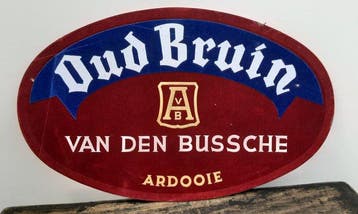 Oud Bruin - Reclamebord - Fluweel