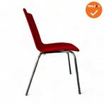 Design Vergaderstoel - Rood (Vergaderstoelen), Vergader- of Presentatieruimte, Ophalen of Verzenden, Gebruikt, Stoel