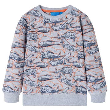 vidaXL Kindertrui 116 gemêleerd grijs, Verzenden, Nieuw