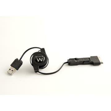 USB Data Cable Mini USB / Micro USB / Apple Dock, Nieuw