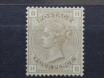 Groot-Brittannië 1880 - Queen Victoria, Sg 160, plate 17 6d, Gestempeld