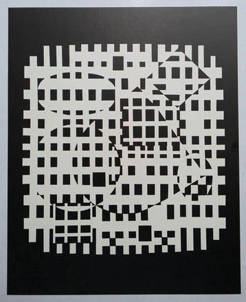 Victor Vasarely (1906-1997) - Vah-Neg, 1955- tirage de