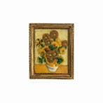Magneet met 3D zonnebloemen Vincent van Gogh, Ophalen of Verzenden, Nieuw