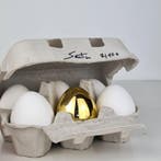 Santicri - sculptuur, Eggs pop - 20 cm - Hars - 2020, Huis en Inrichting, Nieuw