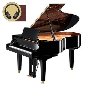 Yamaha D C3X EN PRO PM messing Disklavier vleugel, Nieuw, Bruin, Vleugel