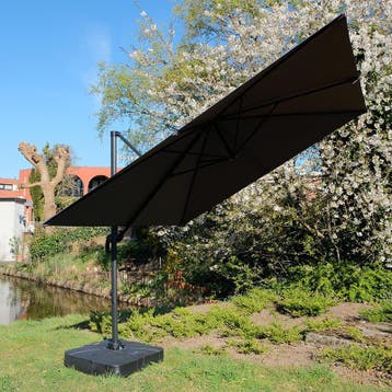 Zweefparasol vierkant - topkwaliteit voor weinig - 3 kleuren, Verstelbaar, Nieuw, Zweefparasol, 2 tot 3 meter