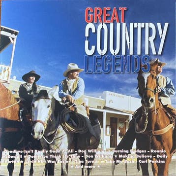 Various - Great Country Legends, Cd's en Dvd's, Cd's | Pop, Ophalen of Verzenden, Gebruikt