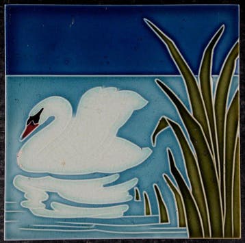 Jugendstil Tegel - Boizenburger Wandplattenfabrik - Art