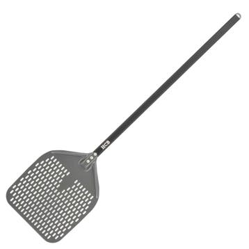HCB Pizzaschep - geperforeerd blad - 120 cm - geanodiseerd, Verzenden, Nieuw