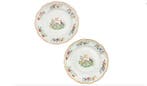 Bord (2) - Porselein - Qianlong - Fencai