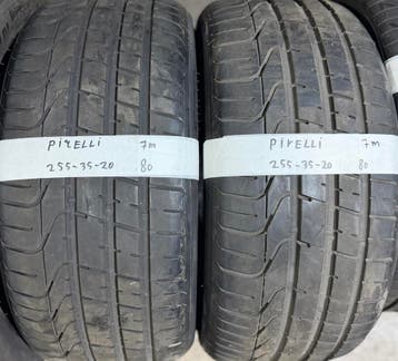 2x 255-35-20 Pirelli Zomer 2x 7mm €80 Per Band 255 35 20, Ophalen, Gebruikt, 255 mm, Band(en)