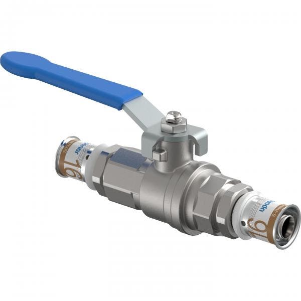Uponor S-Press Plus kogelkraan Ø16x16, Doe-het-zelf en Verbouw, Verwarming en Radiatoren, Verzenden