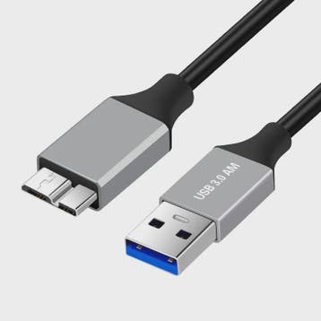 USB 3.0 Micro B Kabel voor Externe Harde Schijven en SSD's -, Verzenden, Nieuw