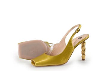 Roberto Festa Slingbacks in maat 37 Geel, Verzenden, Geel, Zo goed als nieuw, Roberto Festa