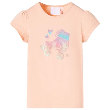 vidaXL Kindershirt 104 lichtoranje, Verzenden, Nieuw