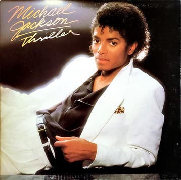 Michael Jackson - Thriller (LP 1982) CBS Promo Only Sticker, Ophalen of Verzenden, Zo goed als nieuw