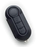Fiat 500 (2007-...) klapsleutel, 3 knop remote, Ophalen, Nieuw