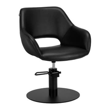 Gabbiano Morena Kappersstoel Zwart – Luxe Hydraulische, Ophalen of Verzenden, Nieuw