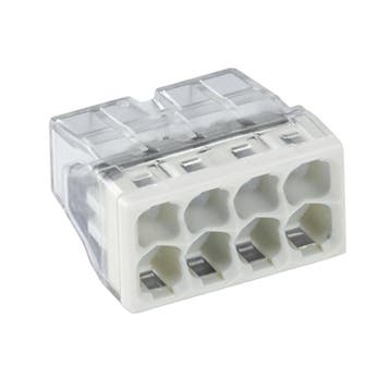 WAGO verbindingsklem / Lasklem | 8 aderig | 0.2-2.5mm², Doe-het-zelf en Verbouw, Elektra en Kabels, Ophalen of Verzenden, Nieuw