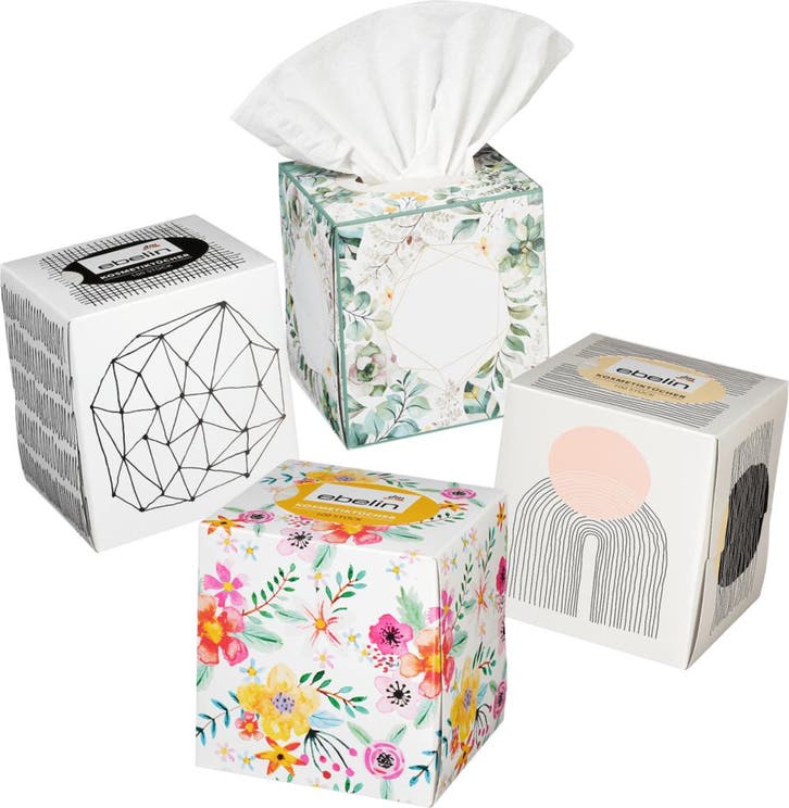 Ebelin Doosje gezichtstissues, 100 stuks, Huis en Inrichting, Schoonmaakartikelen, Verzenden