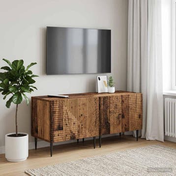 vidaXL Tv-meubel Oud hout Bewerkt hout, Minder dan 50 cm, Verzenden, Nieuw, Minder dan 100 cm