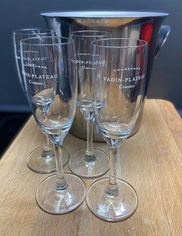 Jean Couzon Wijnkoeler / Champagnekoeler met 4, Nieuw