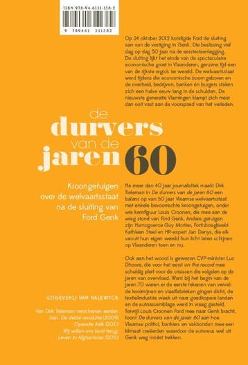 De durvers van de jaren 60 9789461311382 Dirk Tieleman, Verzenden, Gelezen, Dirk Tieleman