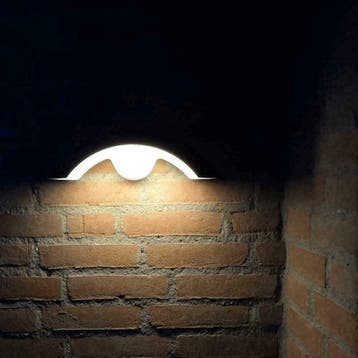 Solar wandlamp UFO: buitenlamp mét sensor op zonne-energie, Kunststof, Verzenden, Minder dan 50 watt, Led