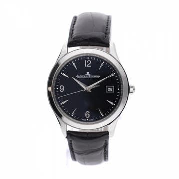 Jaeger-LeCoultre Master Control Date Q1548470; Automatisc..., Overige merken, Leer, Polshorloge, Ophalen of Verzenden