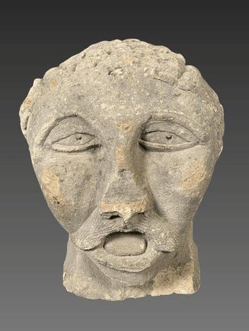 Keltisch - Kalksteen Buste - 45 cm