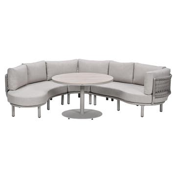 Garden Impressions Algarve lounge dining set 4-delig - urban, Verzenden, Nieuw
