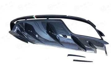 Alfa Romeo Giulia QV Carbon Fiber Diffusor Achterkant, Verzenden