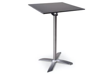 Statafel Helsinki | 70x70cm | opklapbaar, Tuin en Terras, Ophalen of Verzenden, Nieuw, Vierkant, Kunststof